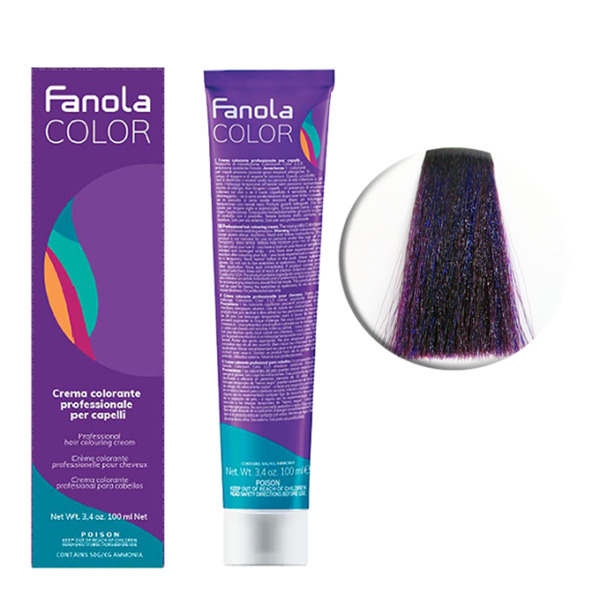 Крем-краска для волос Fanola Color, корректор фиолетовый (VIOLA), 100 мл