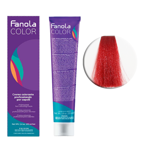 Крем-краска для волос Fanola Color, корректор красный (RED), 100 мл
