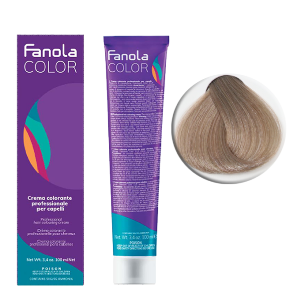 Крем-краска для волос Fanola Color, тон 10.00, самый светлый блонд интенсивно-натуральный, 100 мл