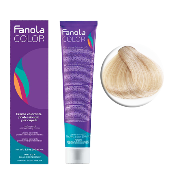 Крем-краска для волос Fanola Color, тон 10.13, самый светлый блонд пепельно-золотистый, 100 мл