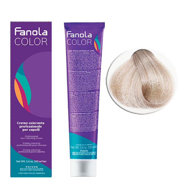 Крем-краска для волос Fanola Color, тон 11.1, суперблонд пепельный, 100 мл