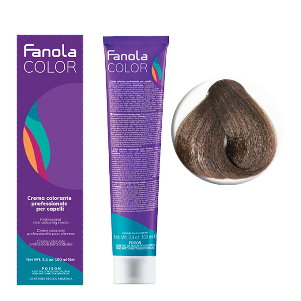 Крем-краска для волос Fanola Color, тон 6.00, темный блонд интенсивно-натуральный, 100 мл