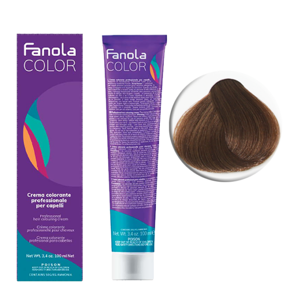 Крем-краска для волос Fanola Color, тон 6.13, темный блондин пепельно-золотистый, 100 мл