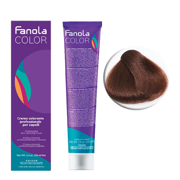 Крем-краска для волос Fanola Color, тон 7.29, средний блонд фиолетово-коричневый, 100 мл