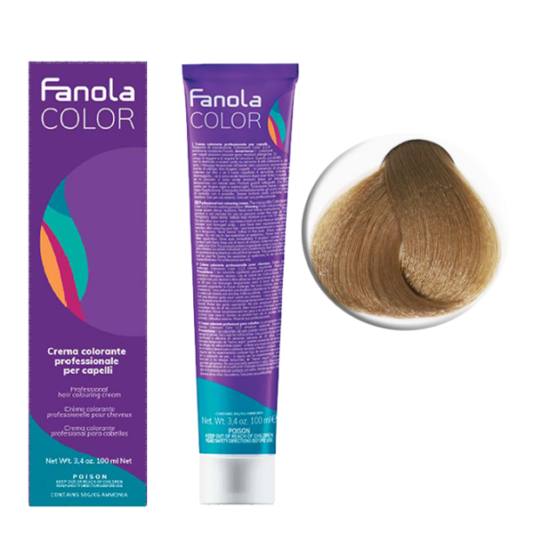 Крем-краска для волос Fanola Color, тон 8.0, блонд натуральный, 100 мл