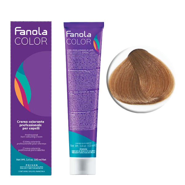 Крем-краска для волос Fanola Color, тон 8.13, блонд пепельно-золотистый, 100 мл