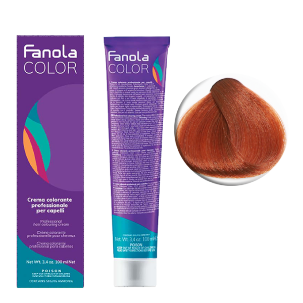 Крем-краска для волос Fanola Color, тон 8.4, блонд медный, 100 мл