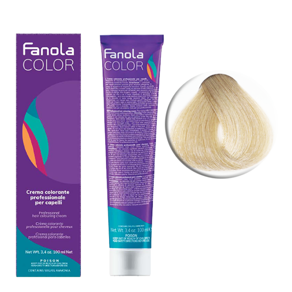 Крем-краска для волос Fanola Color, тон 9.0, светлый блонд натуральный, 100 мл