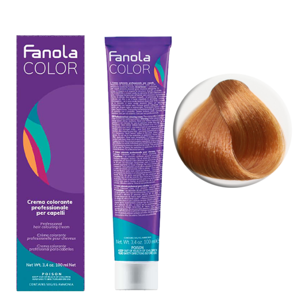 Крем-краска для волос Fanola Color, тон 9.04, cветлый блонд натурально-медный, 100 мл