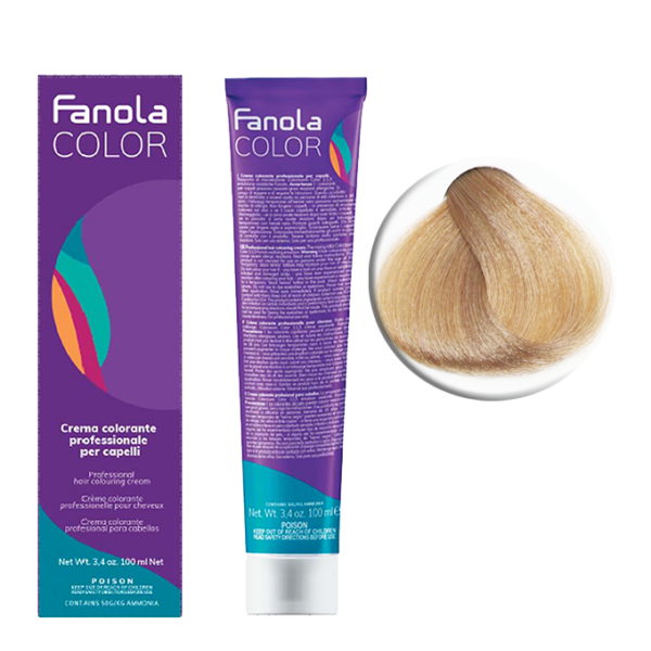 Крем-краска для волос Fanola Color, тон 9.13, светлый блонд пепельно-золотистый, 100 мл