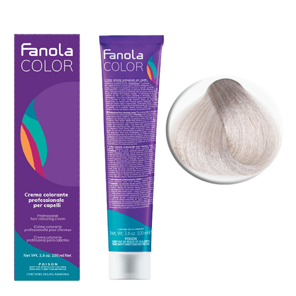 Крем-краска для волос Fanola Color, тонер серебристый, 100 мл