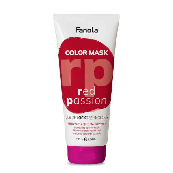 Оттеночная маска для волос Fanola Color Mask красная, 200 мл