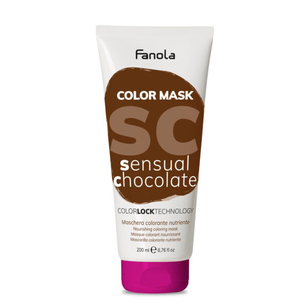 Оттеночная маска для волос Fanola Color Mask шоколадная, 200 мл
