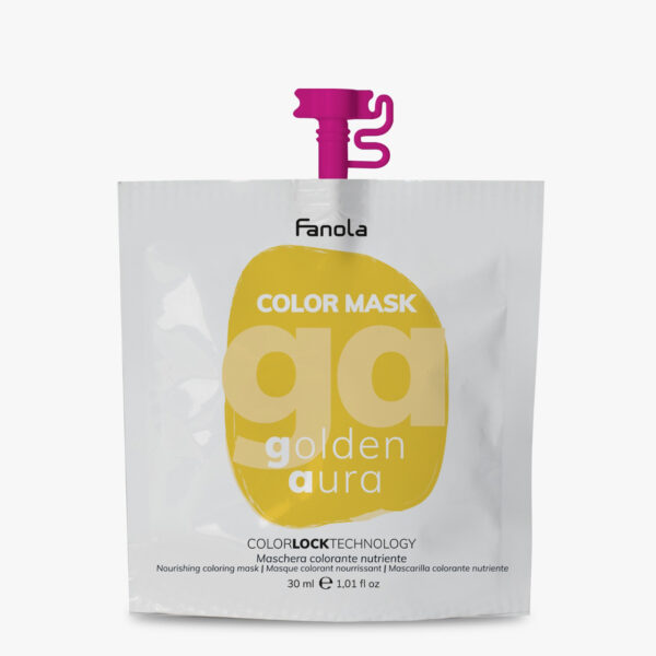 Оттеночная маска для волос Fanola Color Mask золотистая, 30 мл