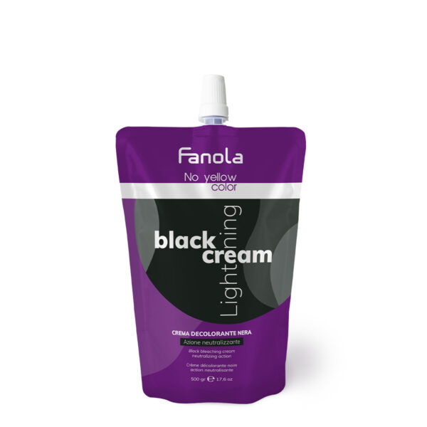 Черный обесцвечивающий крем Fanola Black Lightening Cream, 500 гр