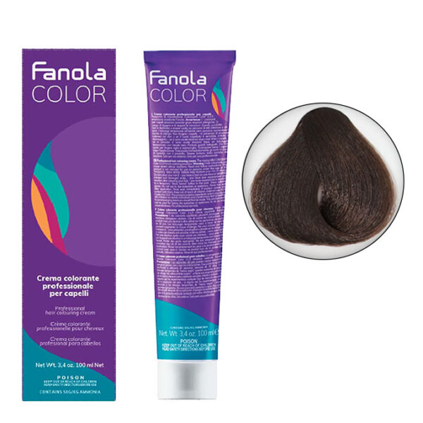 Крем-краска для волос Fanola Color, тон 5.03, темный блонд махагоновый, 100 мл