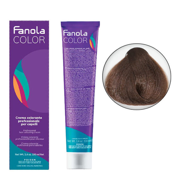 Крем-краска для волос Fanola Color, тон 6.03, темный блонд махагоновый, 100 мл