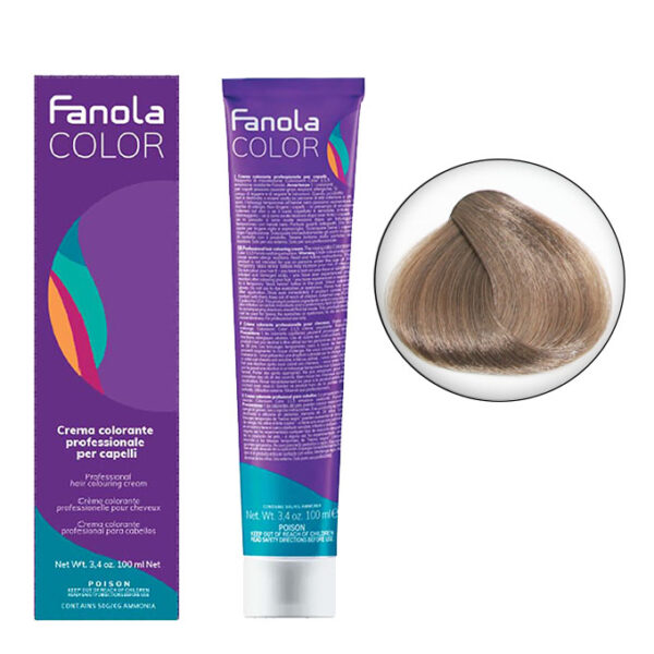 Крем-краска для волос Fanola Color, тон 8.1, темный блонд махагоновый, 100 мл