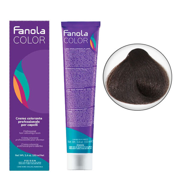 Крем-краска для волос Fanola Color, тон 5.3, темный блонд махагоновый, 100 мл