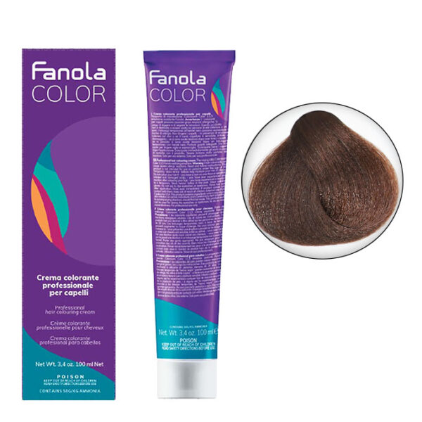 Крем-краска для волос Fanola Color, тон 6.3, темный блонд махагоновый, 100 мл