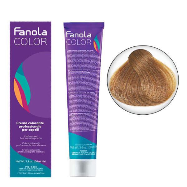 Крем-краска для волос Fanola Color, тон 7.3, темный блонд махагоновый, 100 мл