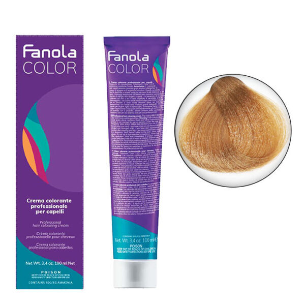 Крем-краска для волос Fanola Color, тон 8.3, темный блонд махагоновый, 100 мл