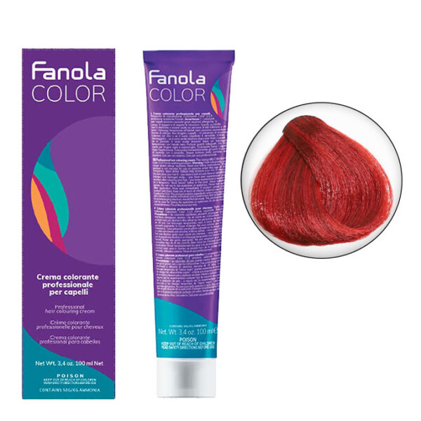 Крем-краска для волос Fanola Color, тон 7.6, темный блонд махагоновый, 100 мл