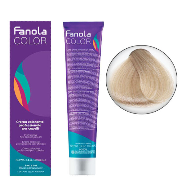 Крем-краска для волос Fanola Color, тон 12.2, темный блонд махагоновый, 100 мл