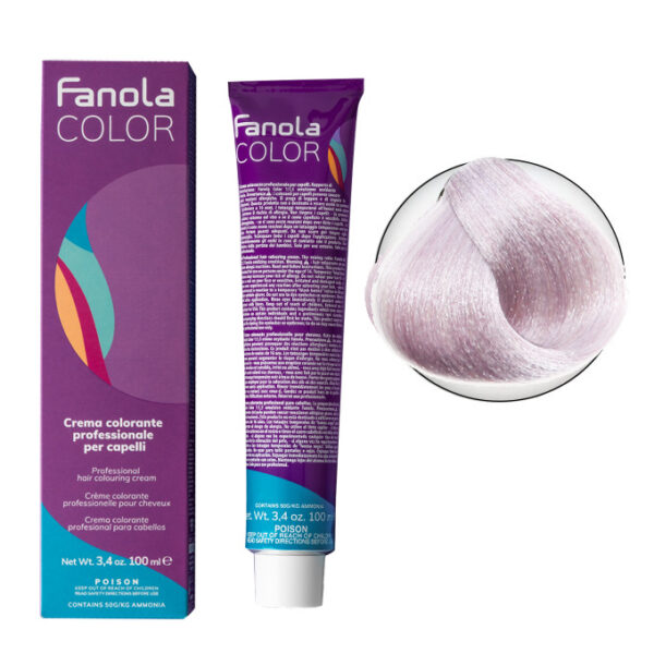 Крем-краска для волос Fanola Color, тон 10.2F, темный блонд махагоновый, 100 мл